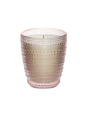  Pink Pearls Glass Celtic Sea Salt Candle Weston Table 