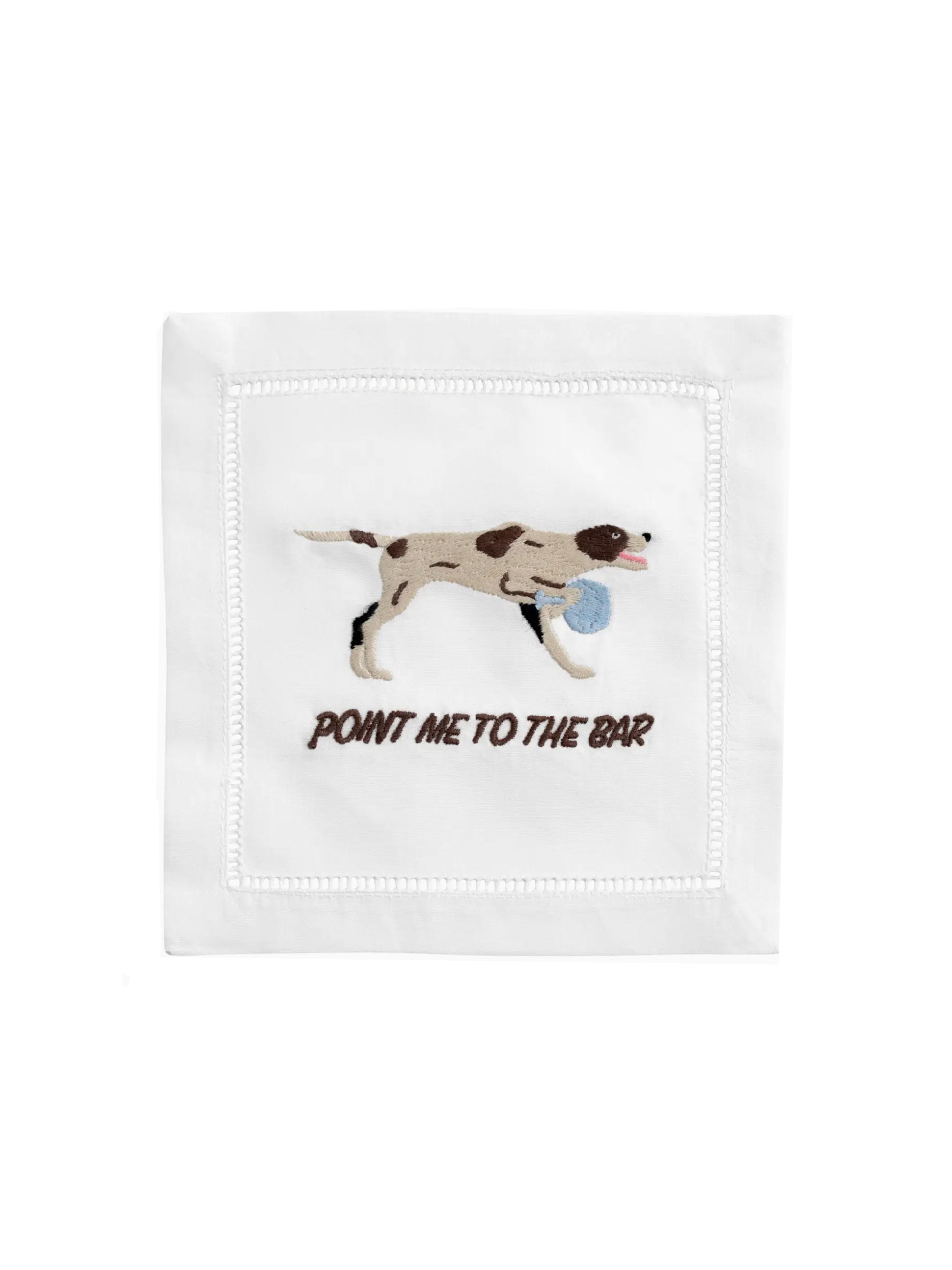 Point Me To the Bar Cocktail Napkin Set Weston Table