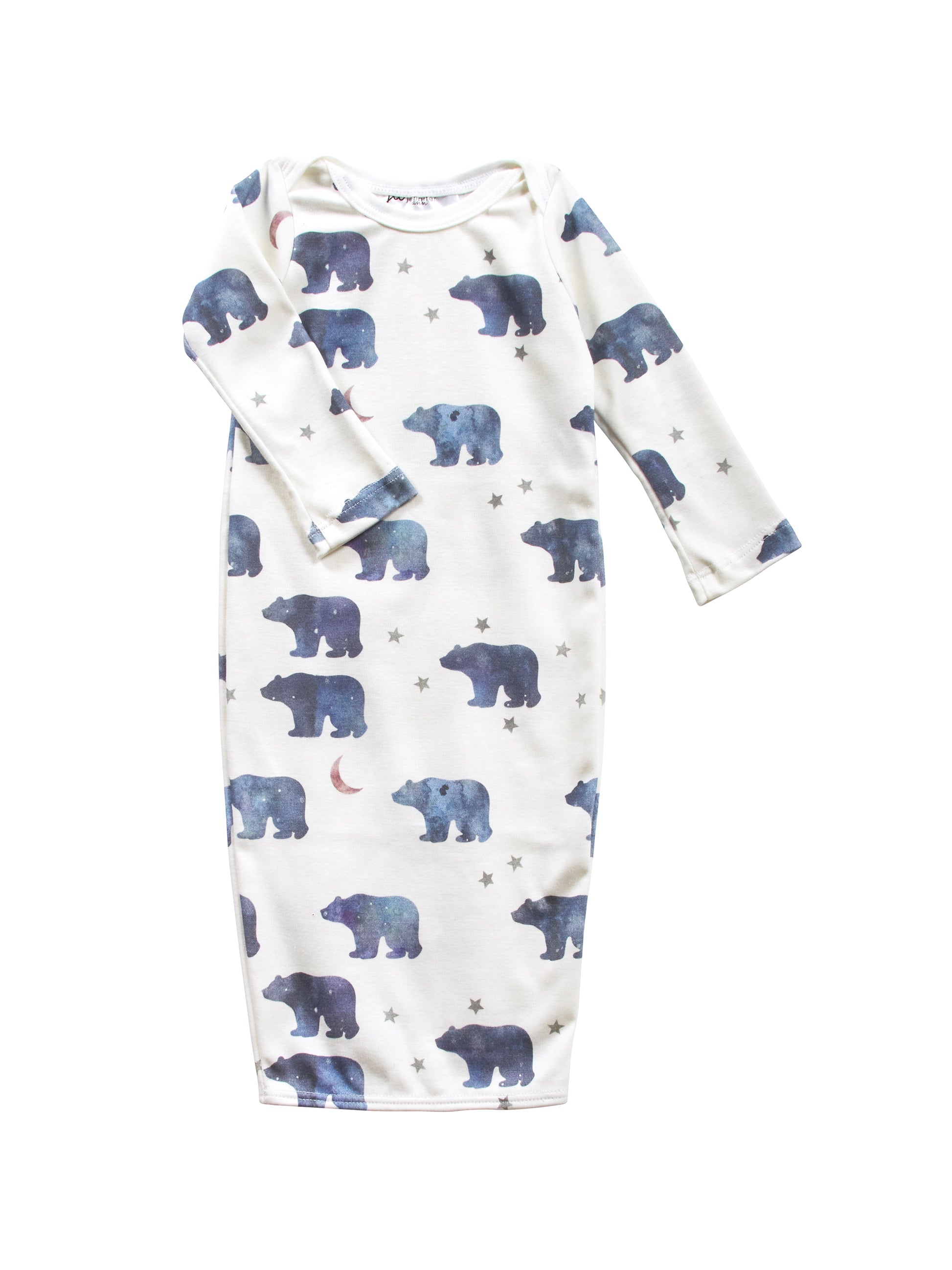 Polar Bear Organic Baby Gown Weston Table