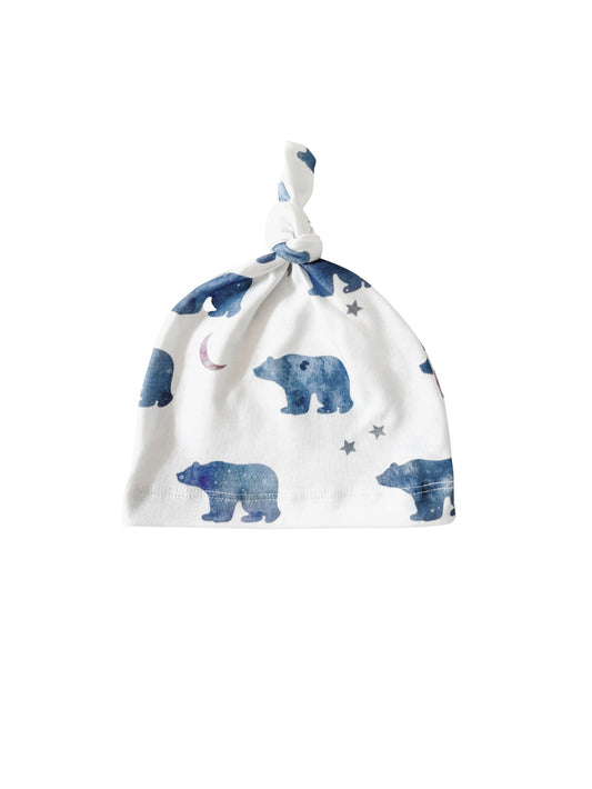 Polar Bear Organic Knotted Beanie Weston Table