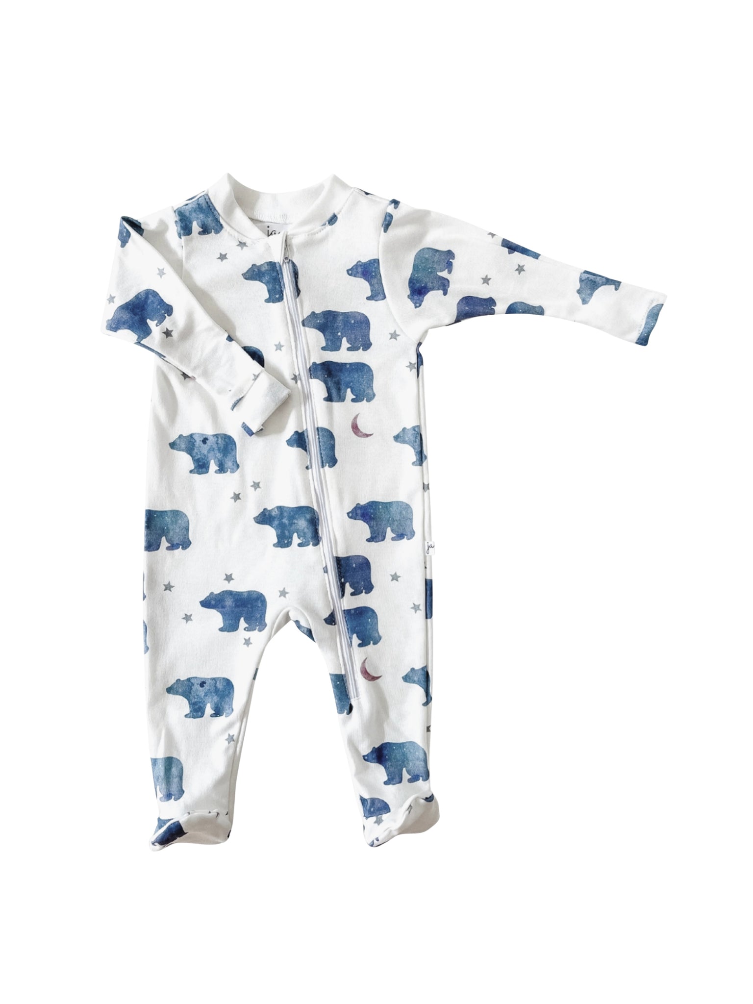 Polar Bear Organic Footie Pajamas Weston Table