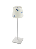 Poldina Pro Blue Fish Lampshade Weston Table