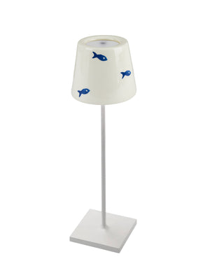  Poldina Pro Blue Fish Lampshade Weston Table 