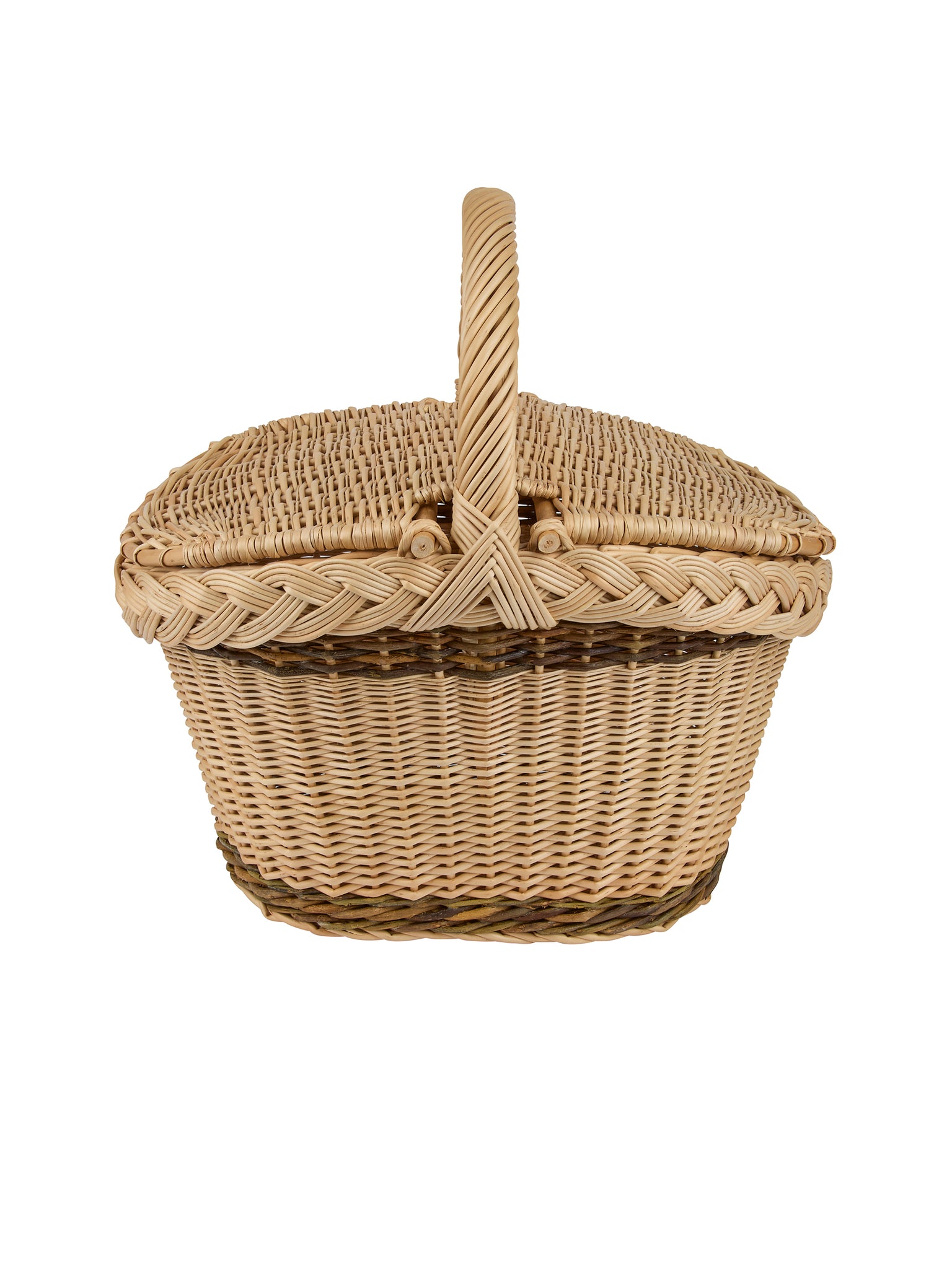 Purple Willow Hand Braided Picnic Basket Weston Table