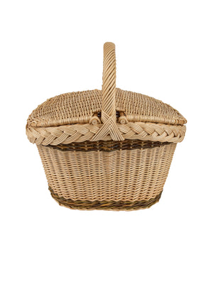  Purple Willow Hand Braided Picnic Basket Weston Table 