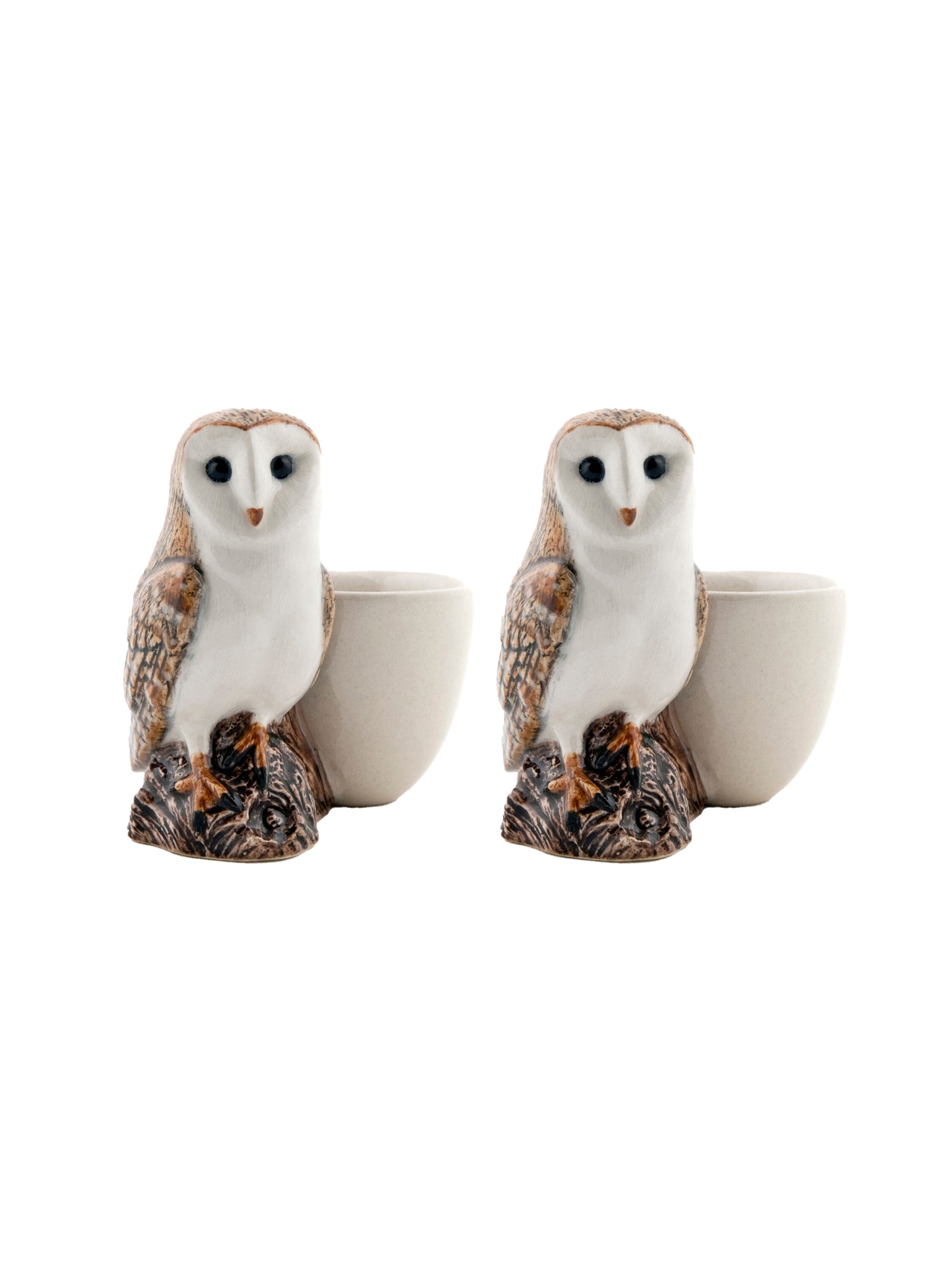 Quail Ceramics Barn Owl Egg Cups Weston Table