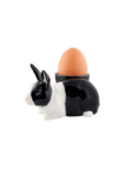 Quail Ceramics Black and White Dutch Rabbit Egg Cups Weston Table