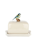 Quail Ceramics Blue Tit Butter Dish Weston Table