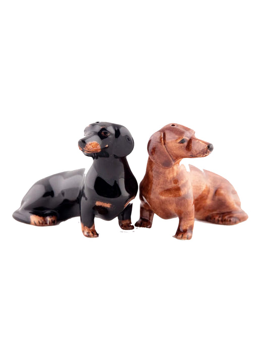 Quail Ceramics Dachshund Salt & Pepper Shakers Weston Table