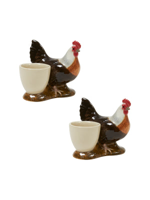  Quail Ceramics Dorking Hen Egg Cups Weston Table 