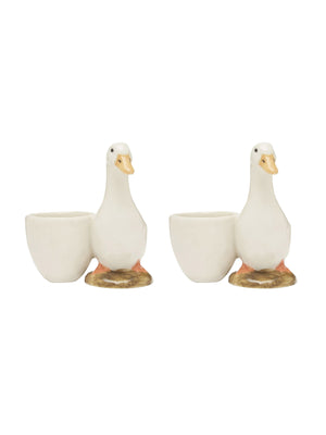  Quail Ceramics Duck with Egg Cups Weston Table 
