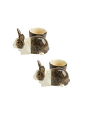 Quail Ceramics Dutch Rabbit Egg Cups Weston Table