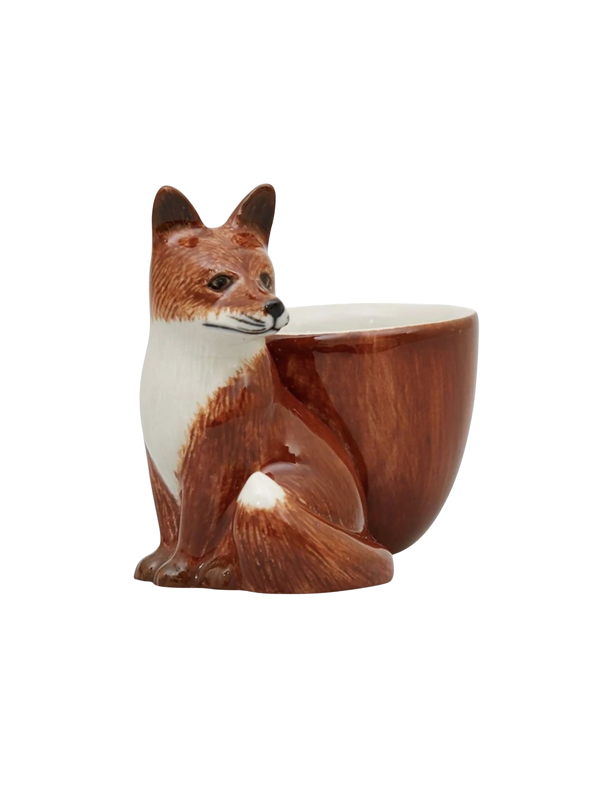 Quail Ceramics Fox with Egg Cups Weston Table