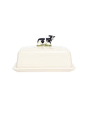 Quail Ceramics Friesian Cow Butter Dish Weston Table