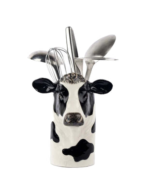  Quail Ceramics Friesian Cow Utensil Pot Weston Table 