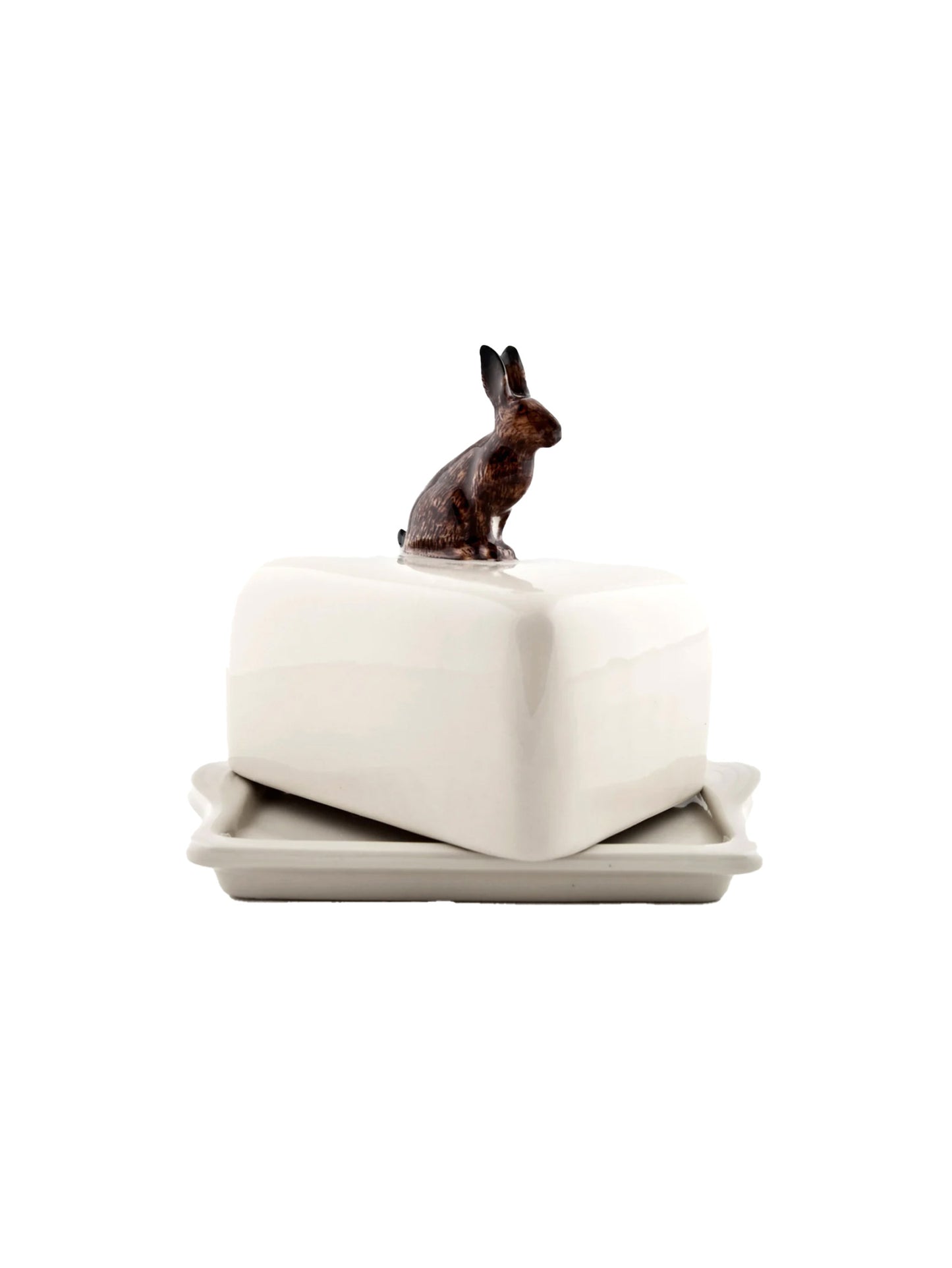 Quail Ceramics Hare Butter Dish Weston Table