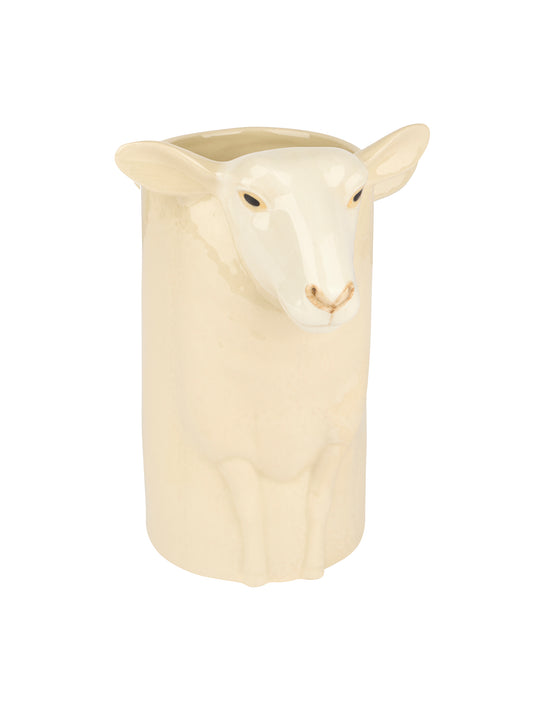 Quail Ceramics Suffolk White Sheep Utensil Pot Weston Table