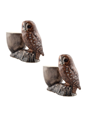 Quail Ceramics Tawny Owl Egg Cups Weston Table 