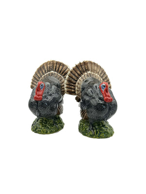  Quail Ceramics Turkey Salt & Pepper Shakers Weston Table 