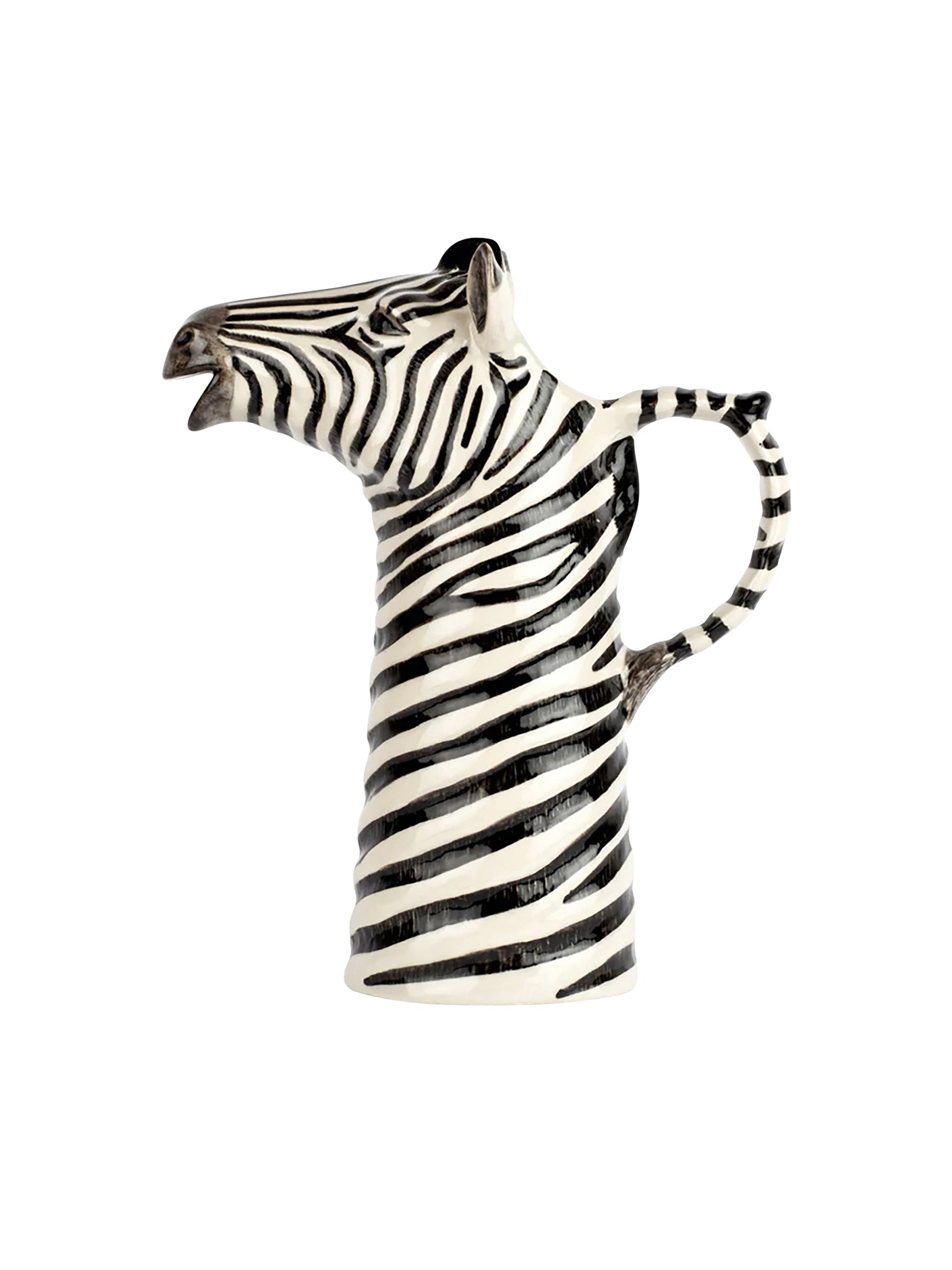 Quail Ceramics Zebra Pitcher Weston Table