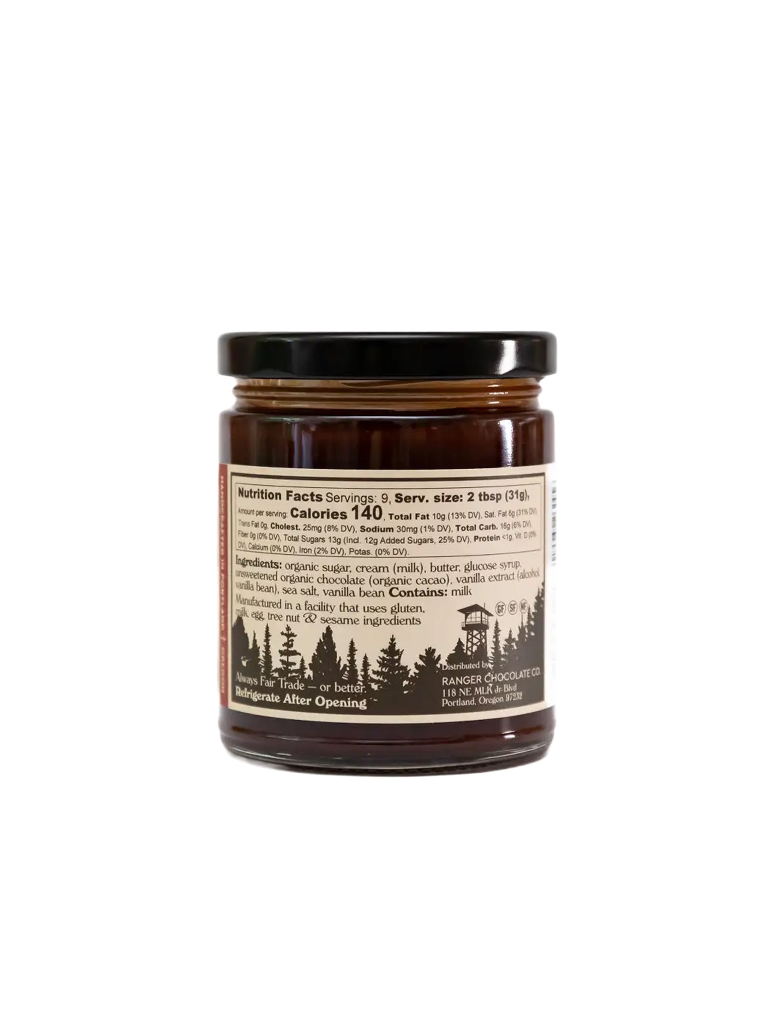 Ranger Chocolate Caramel Sauce Back Weston Table SP