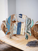 Reclaimed Wood Blue Crab Weston Table