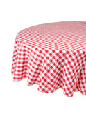 Red Gingham Linen Collection Weston Table