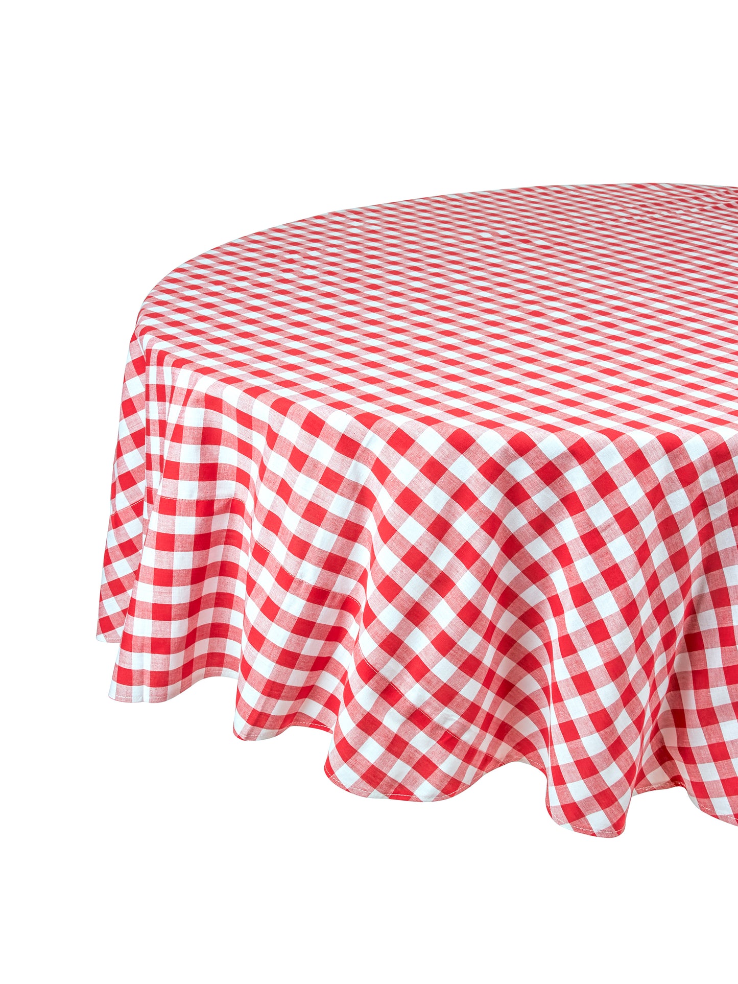 Red Gingham Linen Collection Weston Table