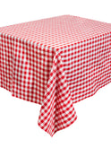 Red Gingham Linen Collection Tablecloth Square Weston Table