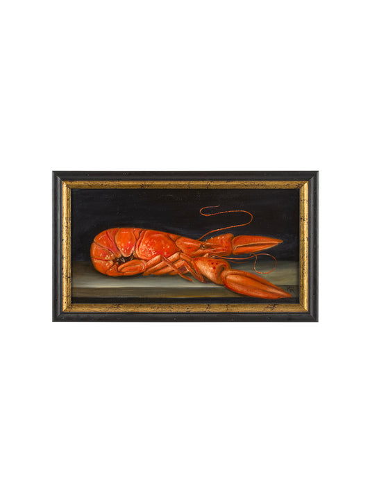 Red Lobster Oil Painting Mimi Rogers Weston Table