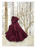 Vintage Red Riding Hood Quilt Art Weston Table
