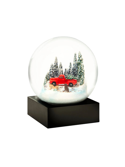 Red Truck with Dogs Snow Globe Weston Table