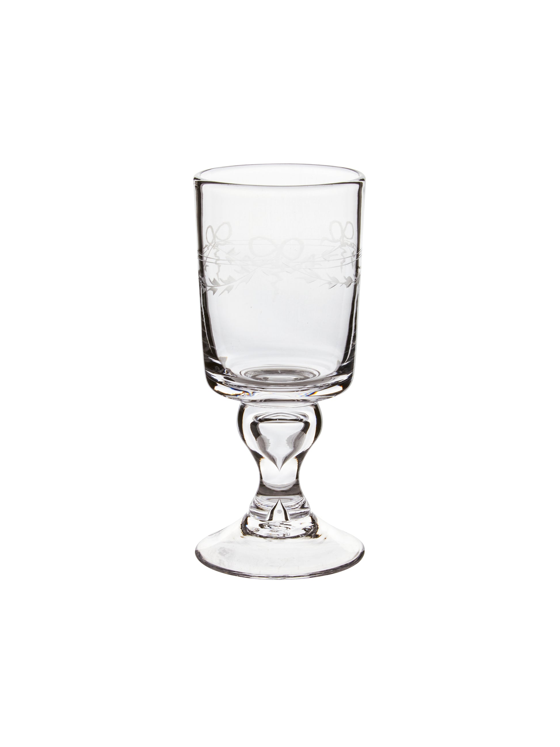 Reijmyre Antique Engraved Aperitif Glass Weston Table