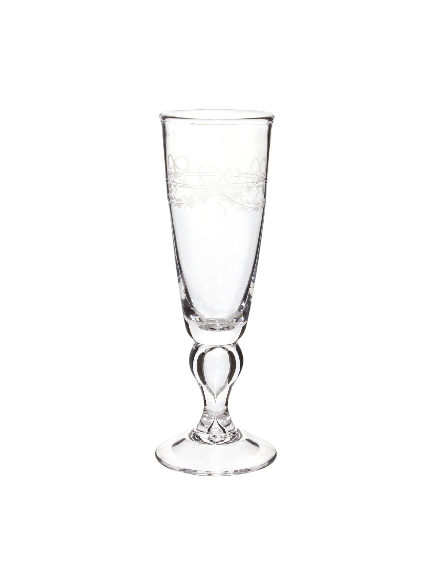 Reijmyre Antique Engraved Champagne Glass Weston Table