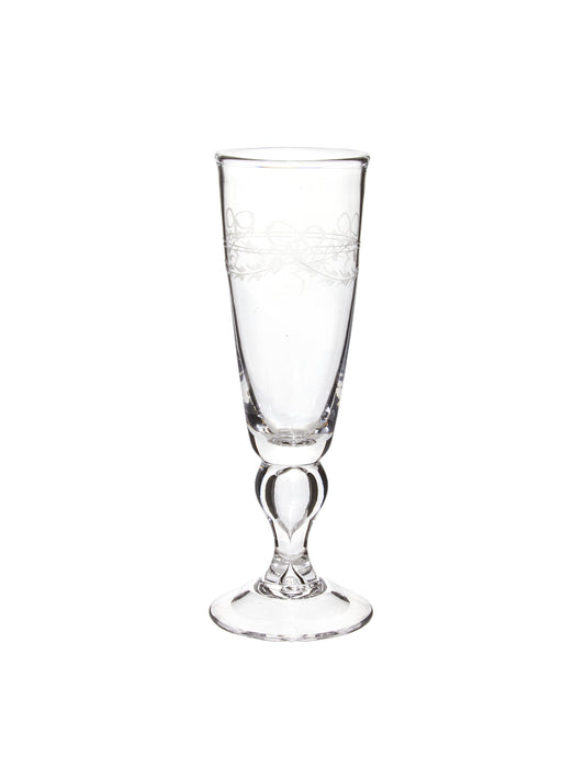 Reijmyre Antique Engraved Champagne Glass Weston Table