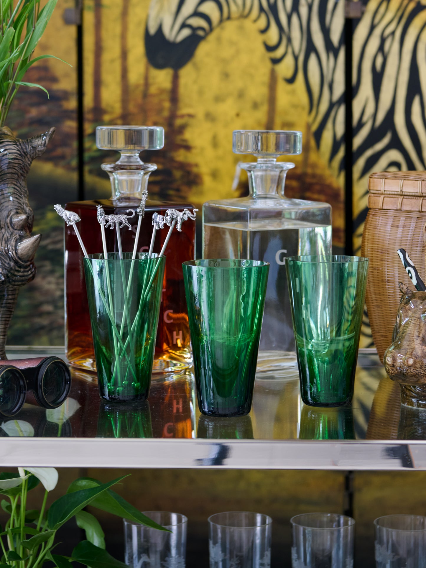 Reijmyre Green Rio Tumbler Weston Table