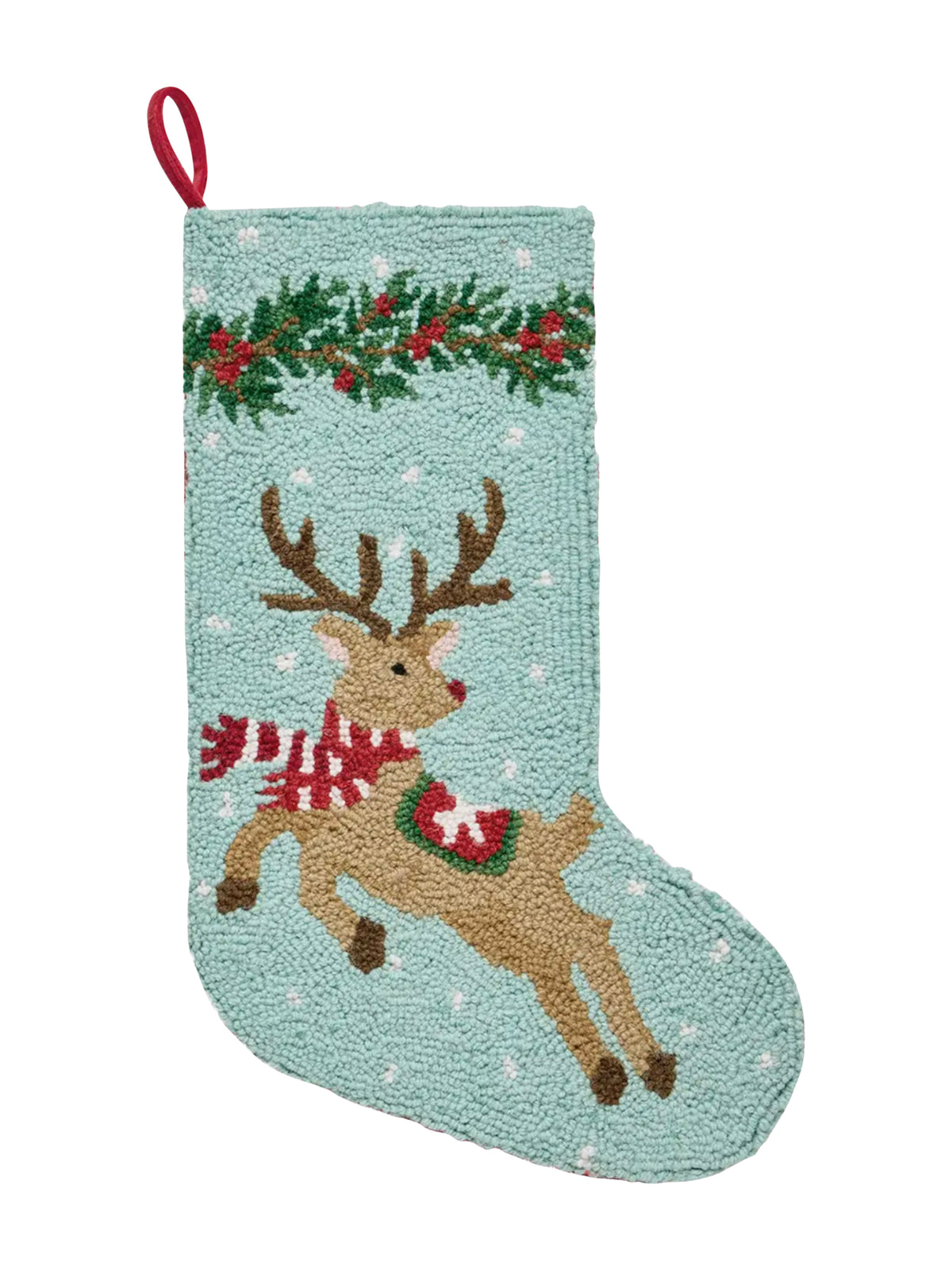 Reindeer Hook Stocking Weston Table
