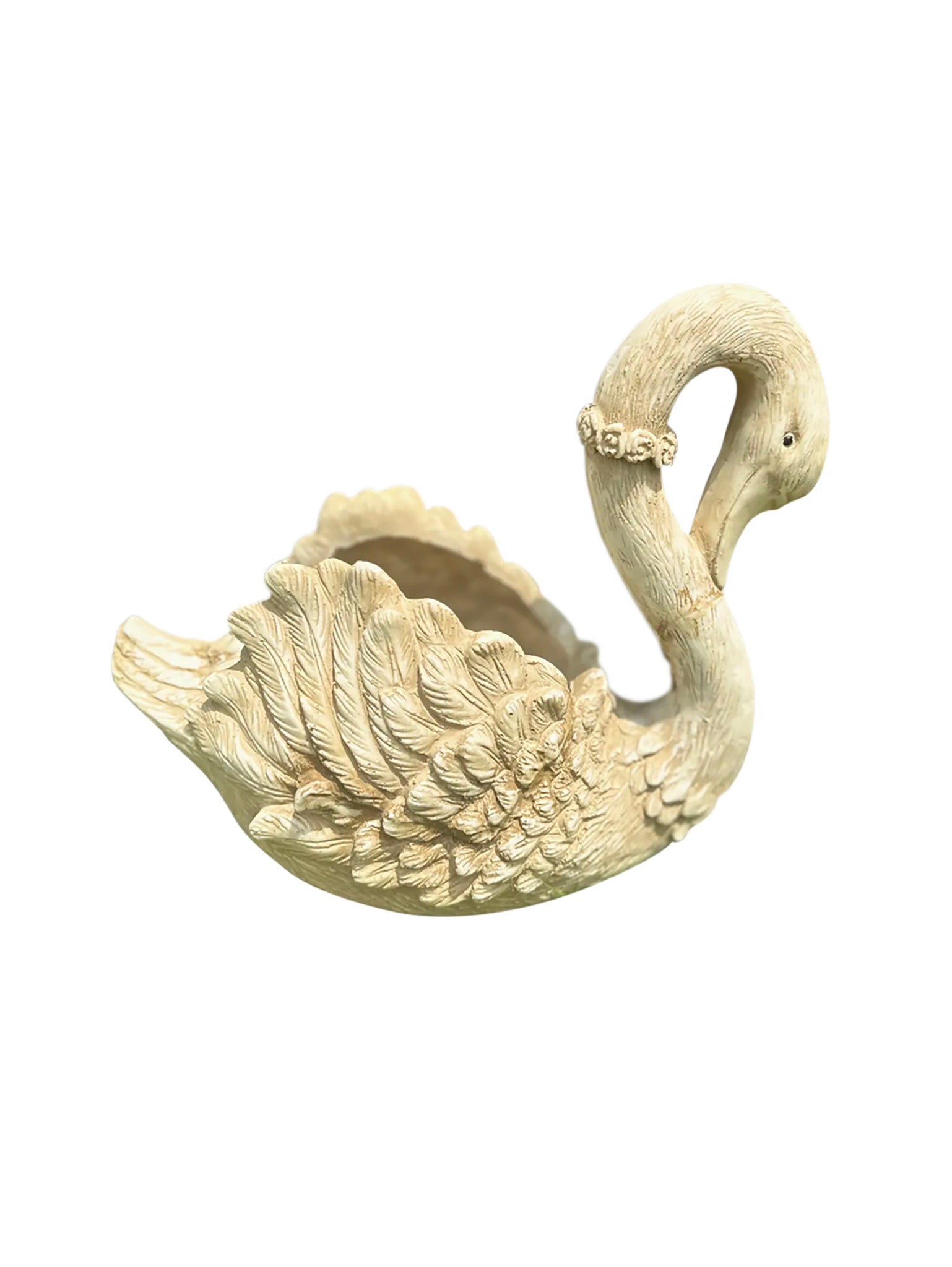 Resin Swan Planter Weston Table