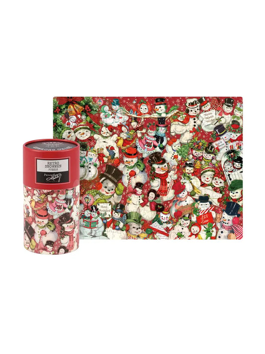 Retro Snowmen Puzzle Weston Table