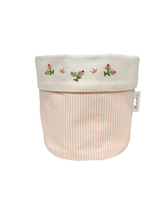 Rosebud Embroidered Vanity Holder Weston Table