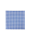 Royal Blue Gingham Linen Napkins 20 Inch Set of Four Weston Table