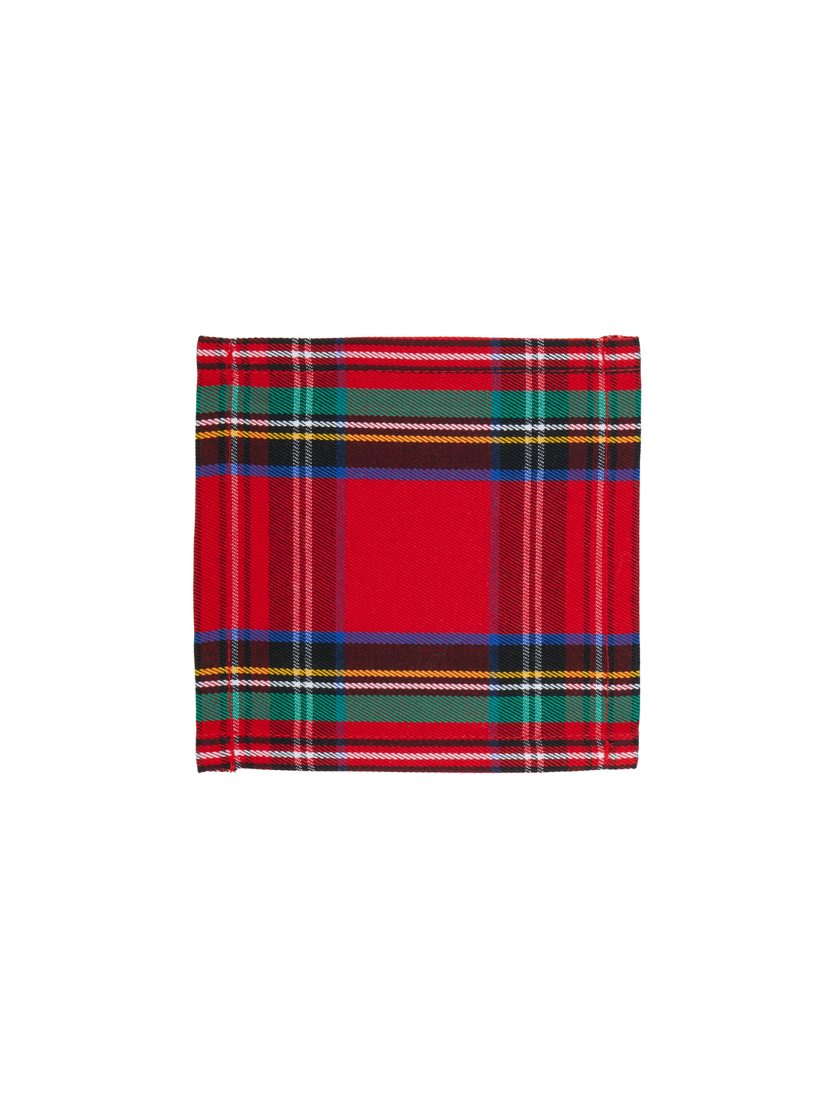 Royal Stewart Tartan Linen Cocktail Napkins Weston Table