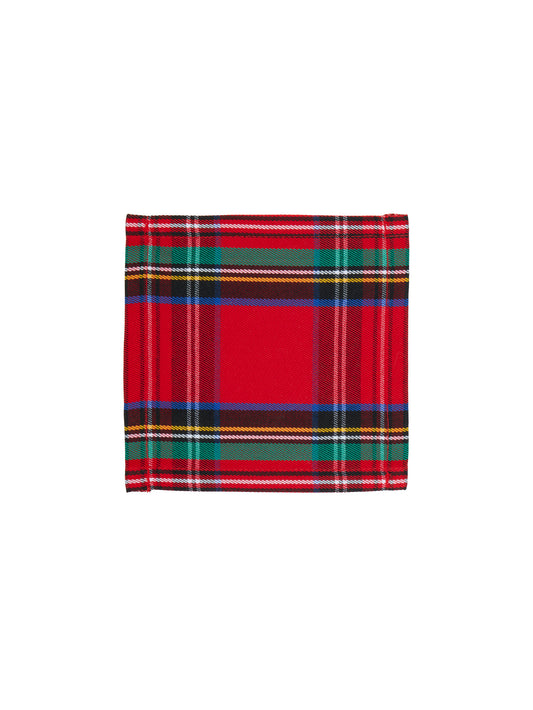 Royal Stewart Tartan Linen Cocktail Napkins Set of Four Weston Table