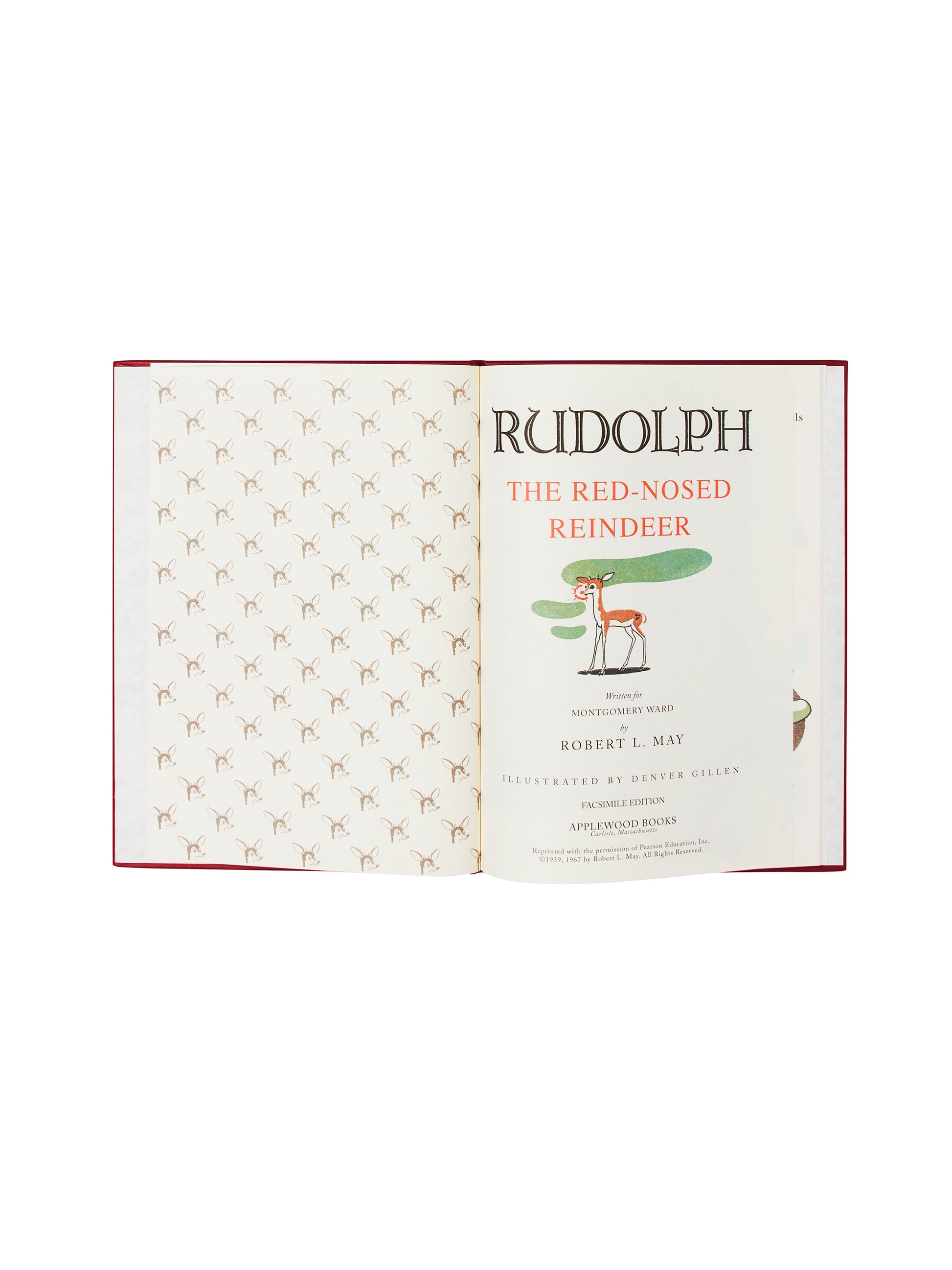 Rudolph the Red-Nosed Reindeer Leather Bound Edition Weston Table