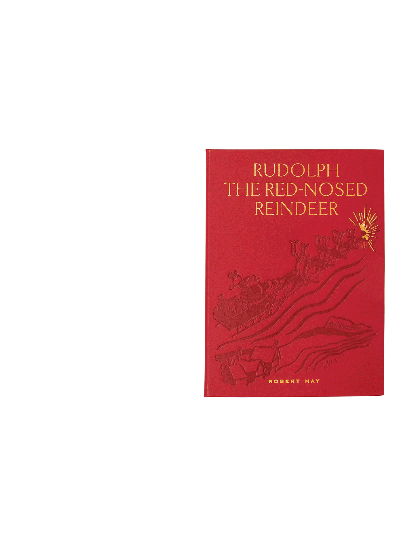 Rudolph the Red-Nosed Reindeer Leather Bound Edition Weston Table