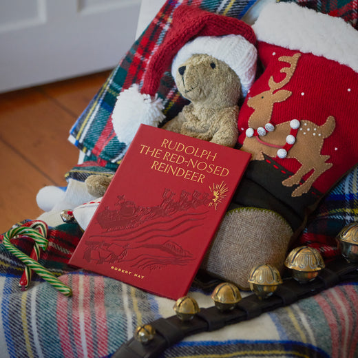 Rudolph the Red Nosed Reindeer Leatherbound Edition Weston Table