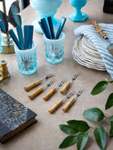 Sabre Paris Bamboo Cocktail Forks Weston Table