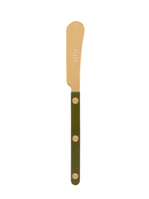  Sabre Paris Bistro Gold Green Butter Spreader Weston Table 