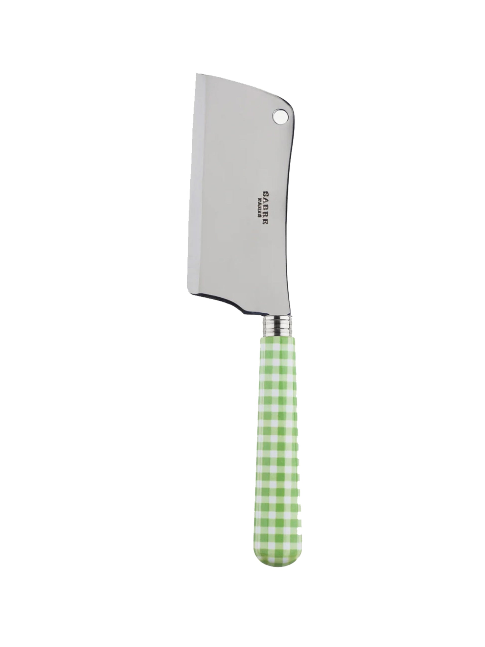 Sabre Paris Gingham Green Cheese Cleaver Weston Table