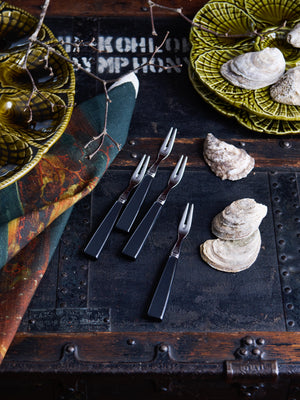  Sabre Paris Icone Anthracite Cocktail Forks Weston Table 